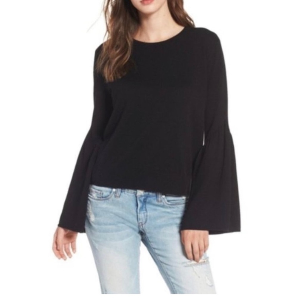 Leith bell flare sleeve sweater